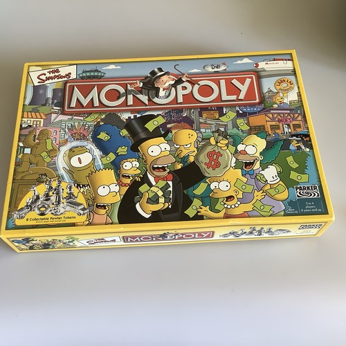 The simpsons monopoly board - the,