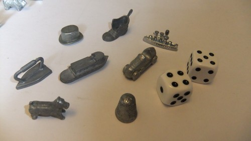 Monopoly vintage metal token - metal,