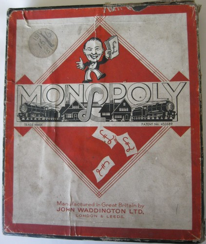 Vintage monopoly game - vintage, game.
