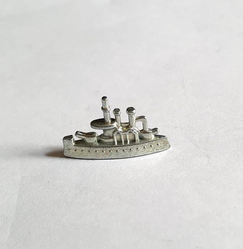Ship metal monopoly token - ship,
