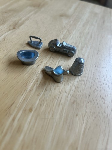 Monopoly metal pieces - monopoly,