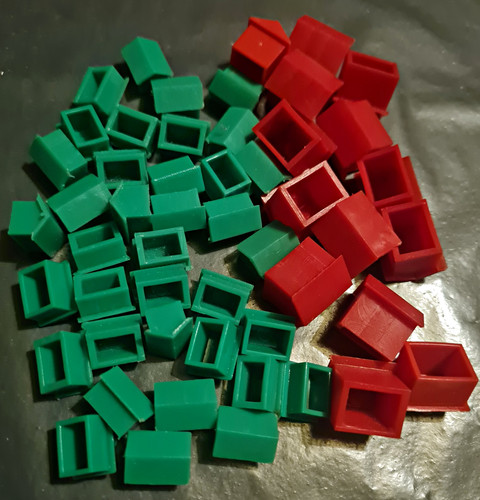 Monopoly house tokens job - monopoly, lot