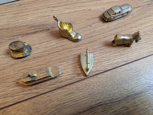 Monopoly deluxe gold metal - 6,