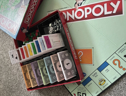 Monopoly finance board game - board,