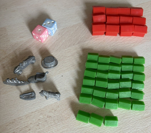 Monopoly spare parts - -, tokens