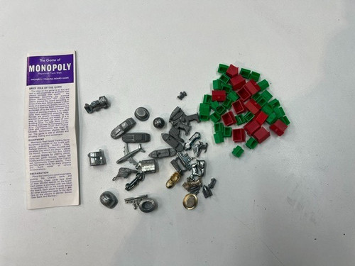 Monopoly tokens hotels spares - tokens,