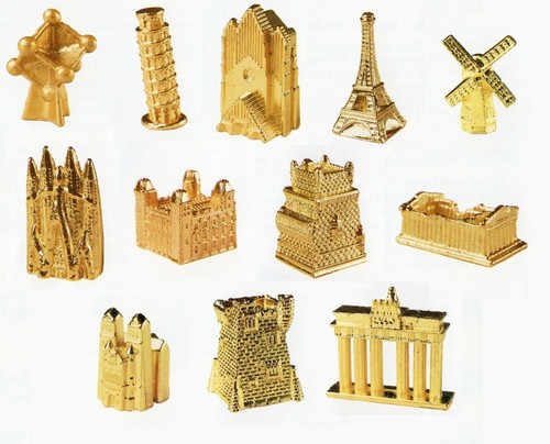 Metal gold monopoly - monopoly, european
