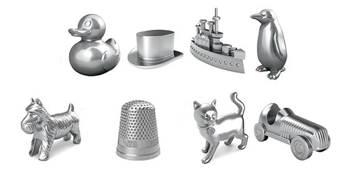 Monopoly game moving pieces - monopoly,