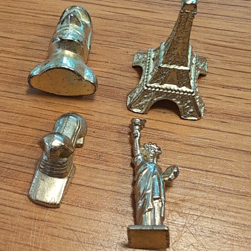 Monopoly metal token mixed lot - metal,