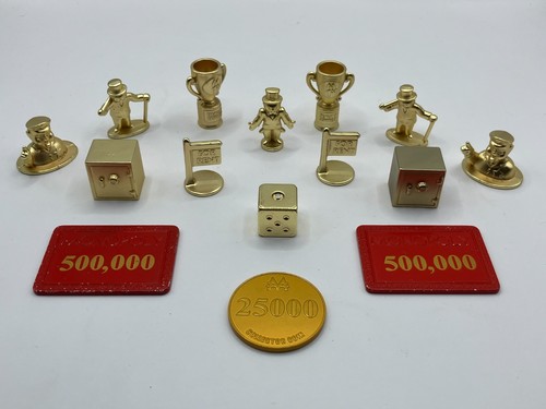 Gold metal rare monopoly - gold,